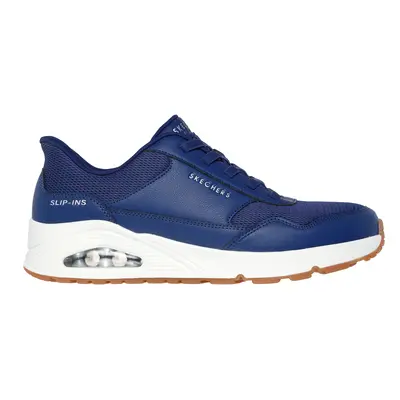 Skechers Men's Slip-ins: Uno - Banksia Sneaker in Navy Blue, Size | Synthetic/Textile