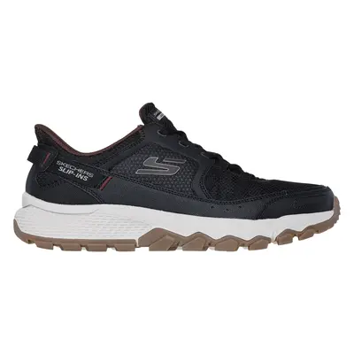 Skechers Men's Slip-ins: Dynamite AT - Escapar Sneaker in Black/Brown, Size | Leather/Synthetic/