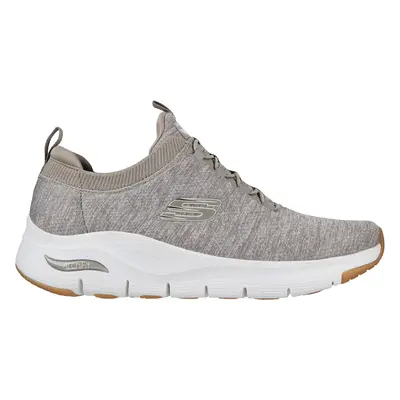 Skechers Men's Arch Fit - Waveport Sneaker in Taupe, Size | Textile, Machine Washable