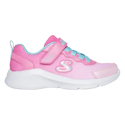 Skechers Girls Sole Swifters - Cutie Walk Sneaker in Pink/Light Blue, Size | Textile/Synthetic, 