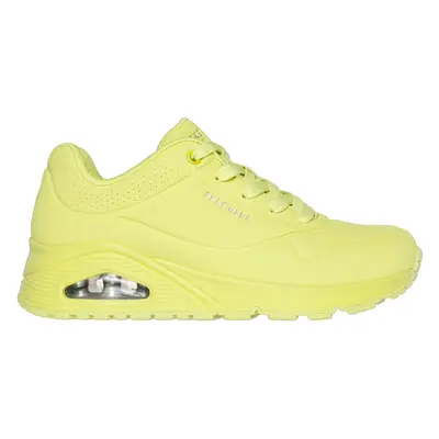 Skechers Women's Uno - Stand on Air Sneaker in Lime, Size | Textile/Synthetic