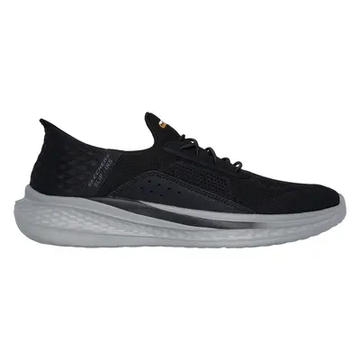 Skechers Men's Slip-ins Relaxed Fit: Slade - Cohen Sneaker in Black, Size | Textile/Synthetic, V