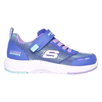 Skechers Girls Dynamic Tread - Journey Time Sneaker in Blue/Lavender, Size | Synthetic/Textile