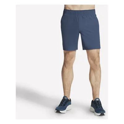 Skechers Men's GO STRETCH Ultra Inch Short in Charcoal/Navy Blue, Size Small | Nylon/Spandex