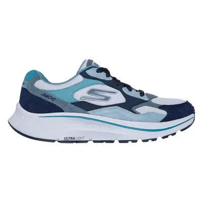 Skechers Women's GO RUN Consistent 2.0 - Retro Stride Sneaker in Blue/Navy Blue, Size | Leather/