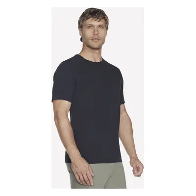 Skechers Men's SKECH-BREEZE Slub Pocket T-Shirt in Black, Size | Cotton