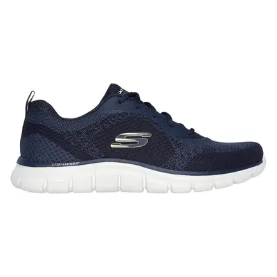 Skechers Men's Track - Glendor Sneaker in Navy Blue/Lime, Size | Textile/Synthetic, Vegan, Machi