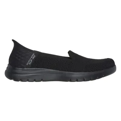 Skechers Women's Slip-ins: On-the-GO Flex - Serene Sneaker in Black, Size | Textile/Synthetic, M