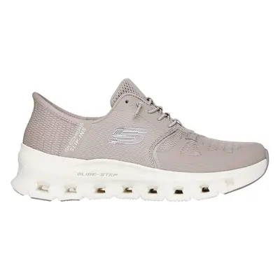 Skechers Women's Slip-ins: Glide-Step Pro Sneaker in Taupe, Size | Textile, Vegan, Machine Washa