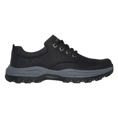 Skechers Men's Relaxed Fit: Knowlson - Leland Shoes in Black, Size | Leather/Synthetic