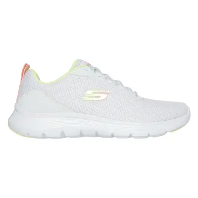 Skechers Women's Flex Appeal 5.0 - New Thrive Sneaker in White, Size | Textile/Synthetic, Vegan,