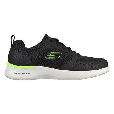 Skechers Men's Skech-Air Dynamight Sneaker in Black/Lime, Size | Textile/Synthetic