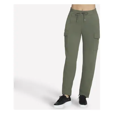 Skechers Women's Slip-ins Cargo Pant in Olive/Black, Size | Nylon/Spandex