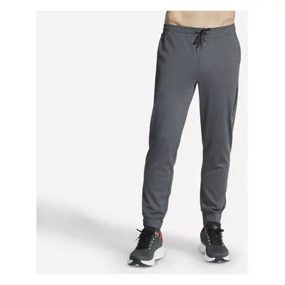 Skechers Men's Skech-Knit Ultra Go Weekend Jogger in Black/Charcoal, Size | Polyester/Spandex