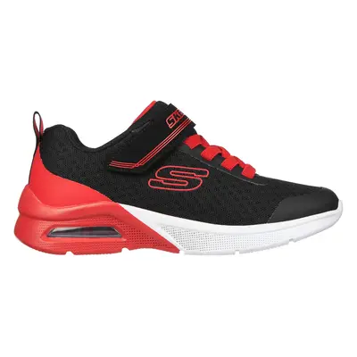 Skechers Boy's Microspec Max - Gorvix Sneaker in Black/Red, Size | Textile/Synthetic