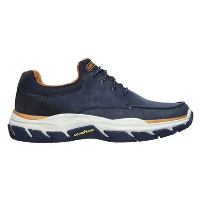 Skechers Men's Relaxed Fit: Respected - Loleto Sneaker in Navy Blue, Size | Textile/Leather