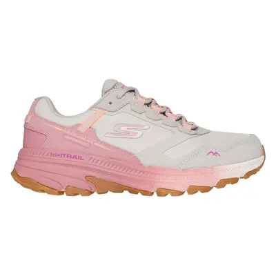 Skechers Women's Waterproof: GO RUN Trail Altitude 2.0 Sneaker in Natural/Pink | Leather/Synthet