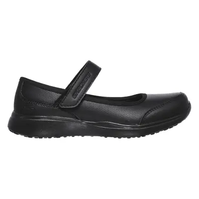 Skechers Girls Microstrides - Class Spirit Shoes in Black, Size | Synthetic/Textile, Machine Was