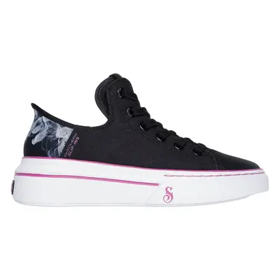 Skechers Women's Slip-ins: Snoop One - Boss Life Canvas Sneaker in Black/Purple, Size | Textile/