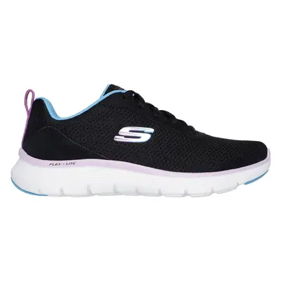 Skechers Women's Flex Appeal 5.0 - New Thrive Sneaker in Black, Size | Textile/Synthetic, Vegan,