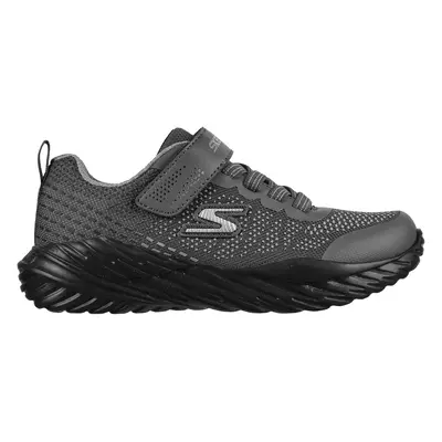 Skechers Boy's Nitro Sprint - Karvo Sneaker in Charcoal/Black, Size | Textile, Machine Washable