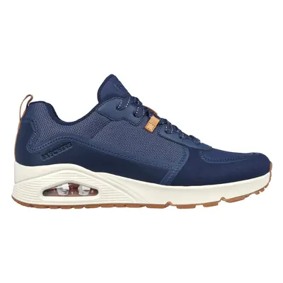 Skechers Men's Uno - Layover Sneaker in Navy Blue, Size | Synthetic/Textile