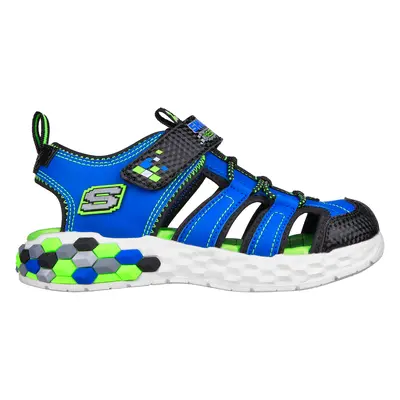 Skechers Boy's Mega-Splash 2.0 Sandals in Black/Lime, Size | Synthetic/Textile, Machine Washable