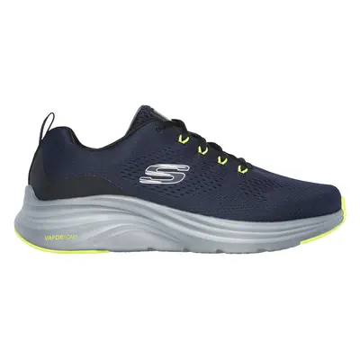 Skechers Men's Vapor Foam Sneaker in Navy Blue/Lime, Size | Textile/Synthetic, Vegan, Machine Wa