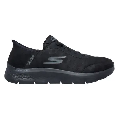 Skechers Men's Slip-ins: GO WALK Flex - Smooth Motion Sneaker in Black, Size | Textile/Synthetic