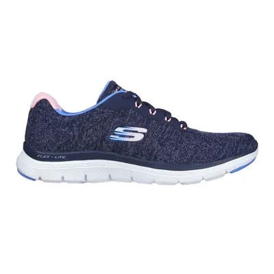 Skechers Women's Flex Appeal 4.0 - Fresh Move Sneaker in Navy Blue, Size | Textile/Synthetic, Ve