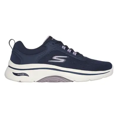 Skechers Women's GO WALK Arch Fit 2.0 - Balin Sneaker in Navy Blue/Lavender, Size | Textile/Synt