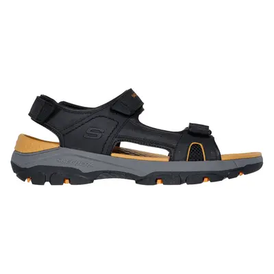 Skechers Men's Relaxed Fit: Tresmen - Hirano Sandals in Black, Size | Synthetic/Textile, Vegan