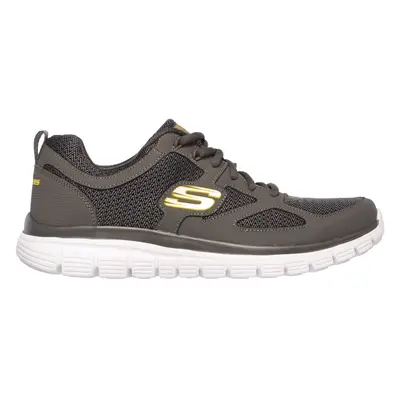 Skechers Men's Burns - Agoura Sneaker in Charcoal, Size | Leather/Textile/Synthetic