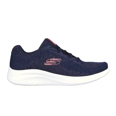 Skechers Women's Ultra Flex 3.0 - Best Time Sneaker in Navy Blue, Size | Textile/Synthetic, Vega