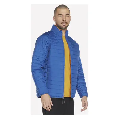 Skechers Men's GO SHIELD Altitude Reversible Jacket in Royal, Size | Polyester