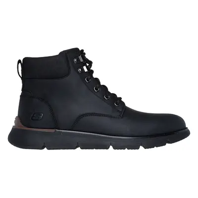 Skechers Men's Augustino - Cobb Boots in Black, Size | Leather/Synthetic