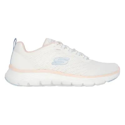 Skechers Women's Flex Appeal 5.0 Sneaker in Natural, Size | Textile/Synthetic, Vegan, Machine Wa