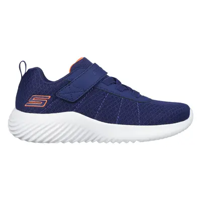 Skechers Boy's Bounder - Baronik Sneaker in Navy Blue, Size | Textile/Synthetic, Machine Washabl