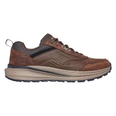 Skechers Men's Relaxed Fit: Slade - Peralto Sneaker in Cocoa, Size | Leather/Synthetic/Textile