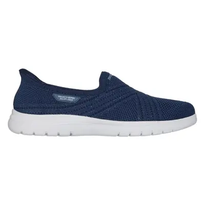 Skechers Women's Slip-ins: On-the-GO Flex - Excellency Sneaker in Navy Blue, Size | Textile, Veg