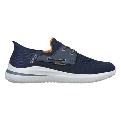 Skechers Men's Slip-ins: Delson 3.0 - Roth Sneaker in Navy Blue, Size | Textile/Synthetic, Vegan