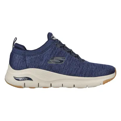 Skechers Men's Arch Fit - Waveport Sneaker in Navy Blue, Size | Textile, Machine Washable