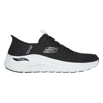 Skechers Men's Slip-ins: Arch Fit 2.0 - Look Ahead Sneaker in Black/White, Size | Textile/Synthe