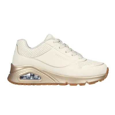 Skechers Girls Uno Gen1 - Cool Heels Sneaker in Natural, Size | Synthetic