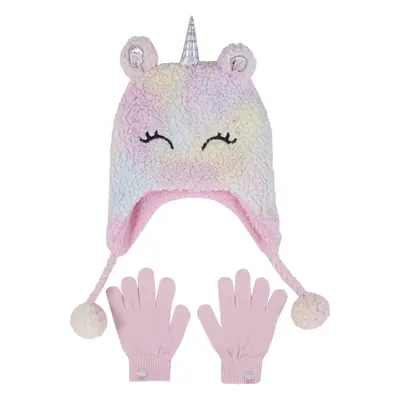 Skechers Girls Sherpa Unicorn Hat and Glove Set