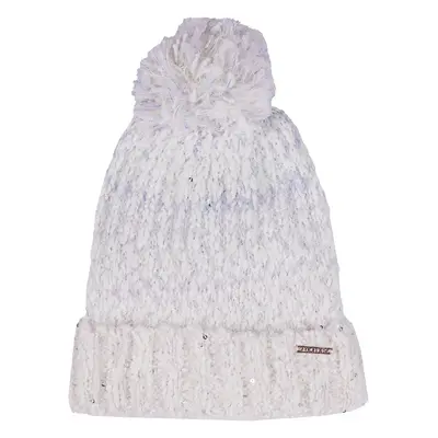 Skechers Women's Slub Knit Ivory Pom-Pom Beanie in Off White