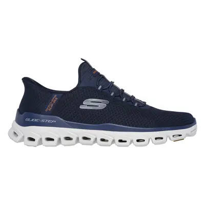 Skechers Men's Slip-ins: Glide-Step - Noxus Sneaker in Navy Blue, Size | Textile/Synthetic, Vega