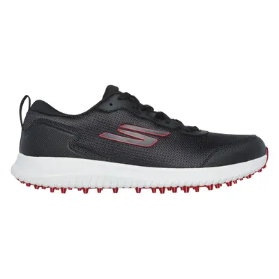 Skechers Men's GO GOLF Max Fairway Golf Shoes in Black/Red, Size | Textile/Synthetic