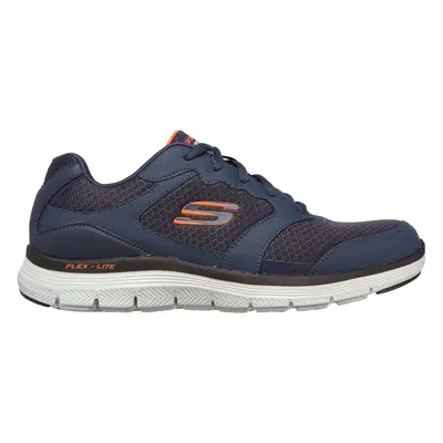 Skechers Men's Flex Advantage 4.0 Sneaker in Navy Blue, Size | Leather/Textile/Synthetic