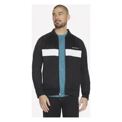 Skechers Men's SKECHTECH Premier Track Jacket in Black, Size Medium | Polyester